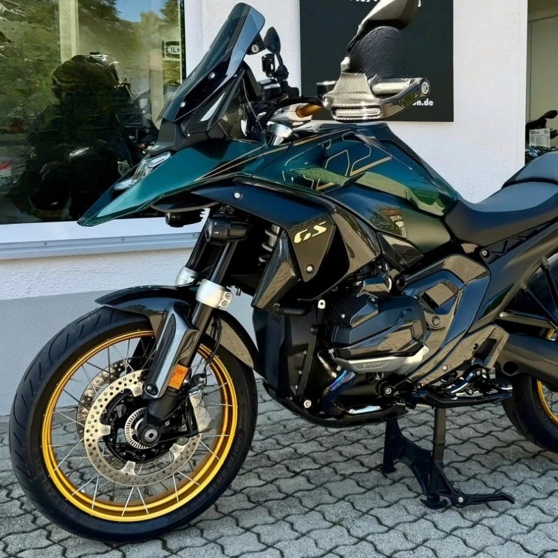 For BMW R 1300 GS R1300GS 2024 2025+Carbon Fiber Exhaust Pedals Side Front Beak Extension Covers Sur-Ron Motorcycle Accessories