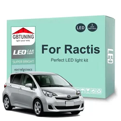Canbus LED Interior Light Bulb Kit For Toyota Ractis 2005 2006 2007 2008 2009 2010 2011 2012 2013 2014 2015 2016 Car Accessories