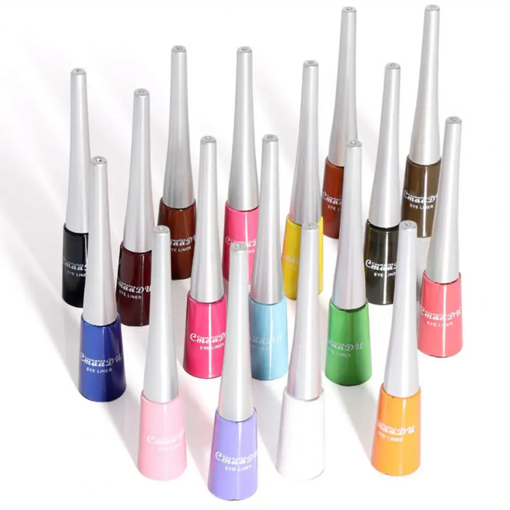 14Pcs/Box Universal Eyeliner Pen Long Lifespan Clear Lines Waterproof Multicolor Cosmetic Eyeliner Pen Set  Eye Liner Smooth