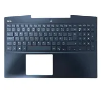 Latino para Dell Gaming G3 15 3590 P89F Reposamanos para portátil con teclado retroiluminación blanca