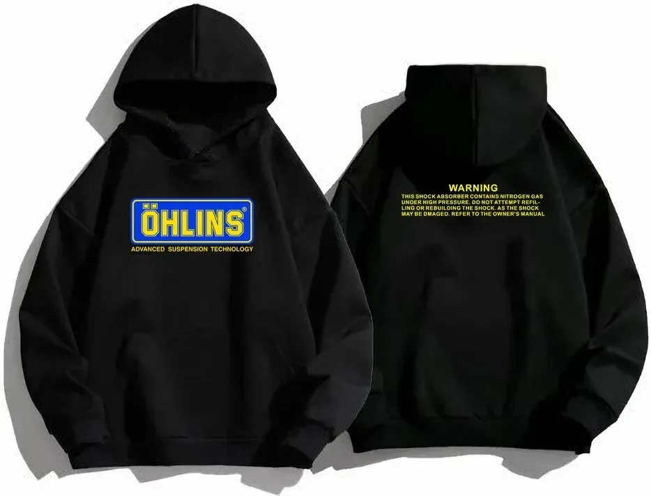 2024 Men's Hoodie Ohlins Sports Racing new fashion handsome Top Reversible Shock RXF34 M.2 Printed Comfort