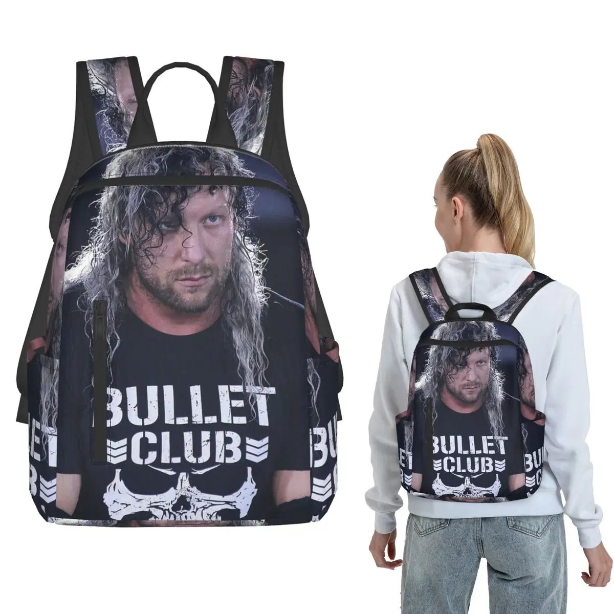 Mochila Kenny Omega, modelo Kenny The Champ, de gran capacidad, para niños y niñas, ideal como mochila escolar o para llevar libros, y también como bolso de hombro para hombres y mujeres.