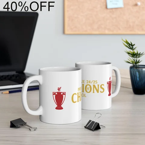 Liverpool Mug Celebrating 2024 25 Wins Anfield Spirit Design Reds Supporter Gift Merseyside Fan Cup Perfect for Football Lovers