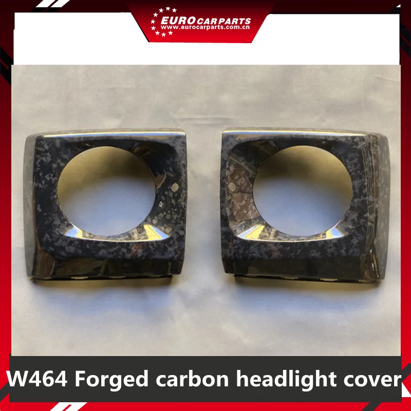 

Factory price new g class w464 w463a forged carbon material headlight cover for w464 g500 g550 g63 car head lamp cover