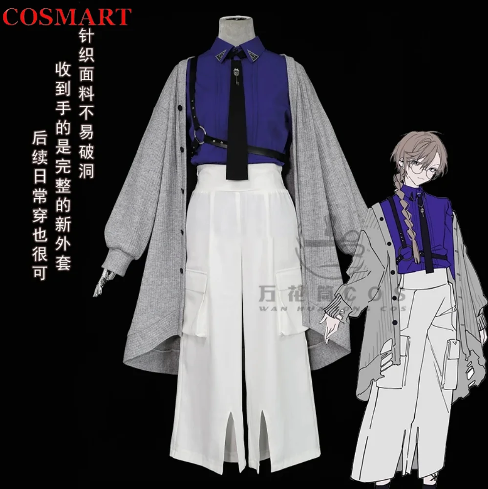 

COSMART Vtuber Nijisanji Kuzuha Kanae Game Suit Casual Clothing Uniform Cosplay Costume Halloween Party Role Play Outfit