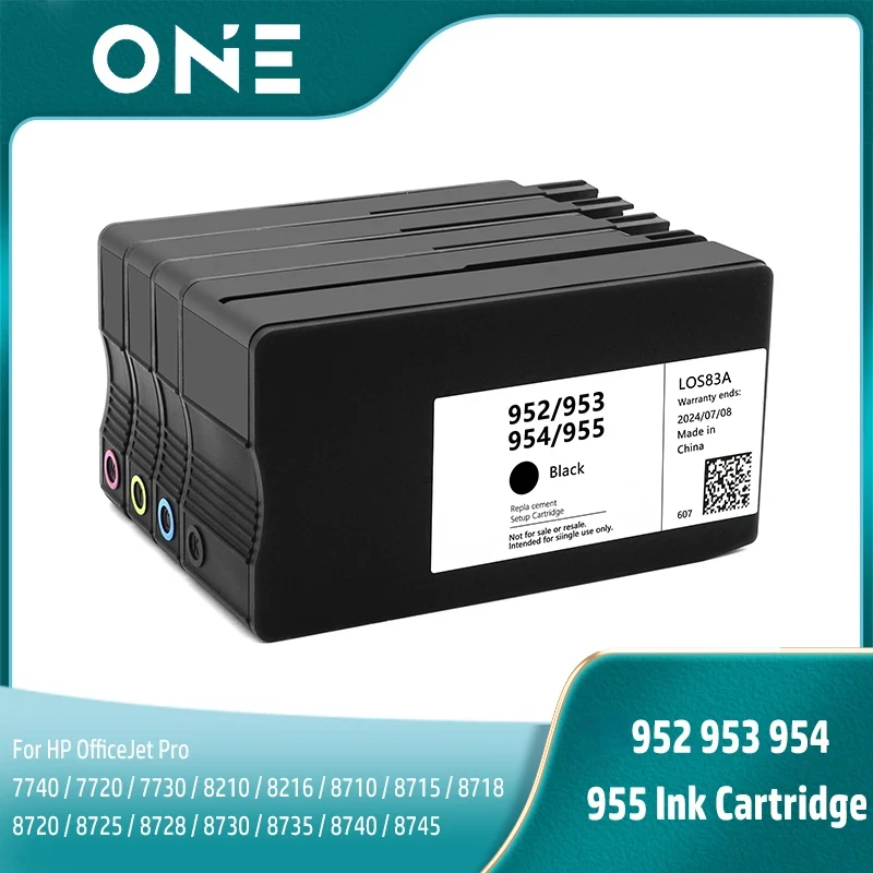 Cartucho de tinta para impresora HP 954, 7740, 7720, 7730, 8210, 8218, 8710, 8715, 8718, 8719, 8720, 8725, 8728, 8730, 8740, hp954, novedad, 954XL