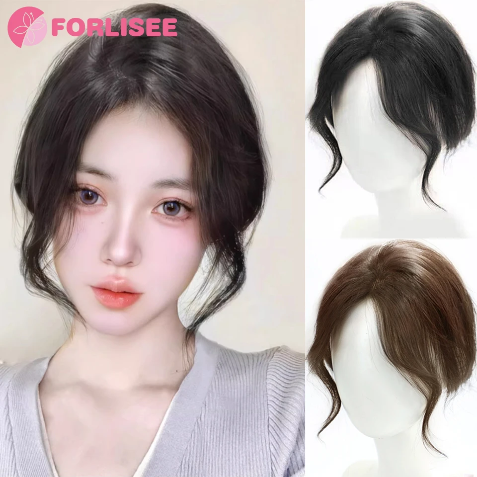 FORLISEE-Barbe de Dragon Synthétique Liu Hai, Cheveux de Réparation de Nuit, Front Naturel, Moelleux, Augmente le Volume des Cheveux, Réparation de la Tête