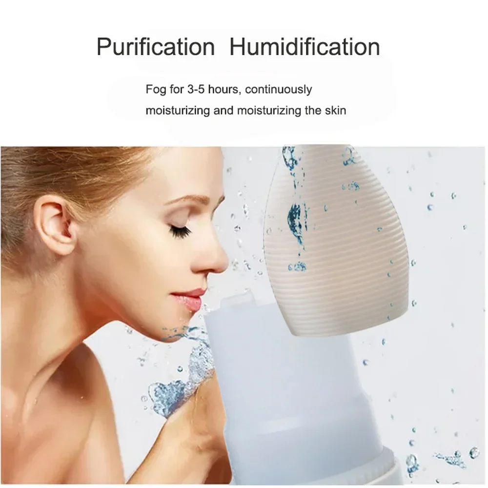 Ceramic Ultrasonic Diffuser Aromatherapy Essential Oil Purifier Diffuser Air Humidifier 100ml 7 Color LED Night Lights for House