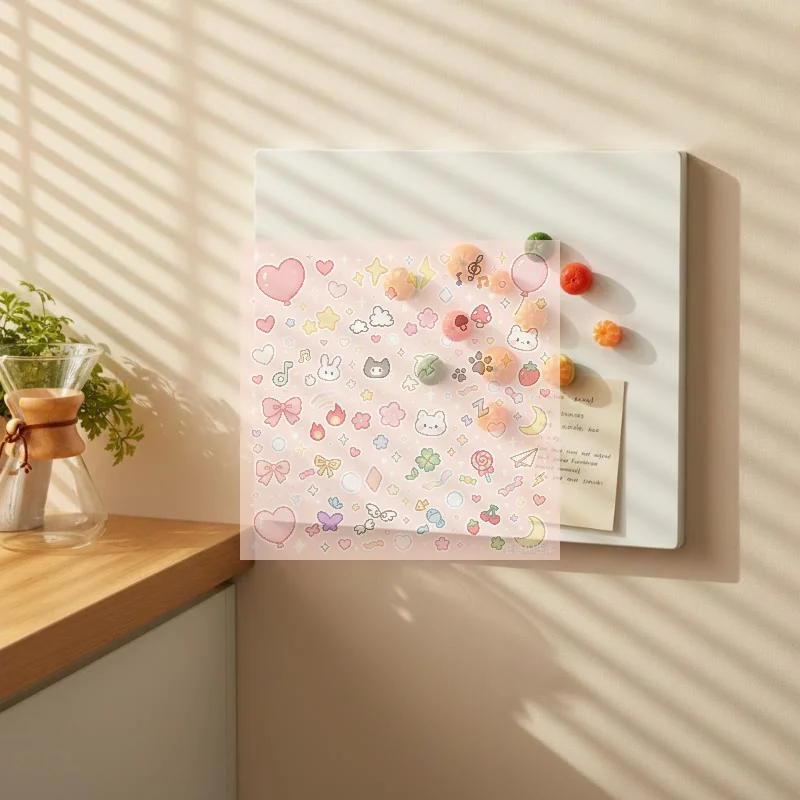 3Pcs Creative Cute Orange Refrigerator Magnet Kindergarten Teaching Office Home Decoration Fun Message Board