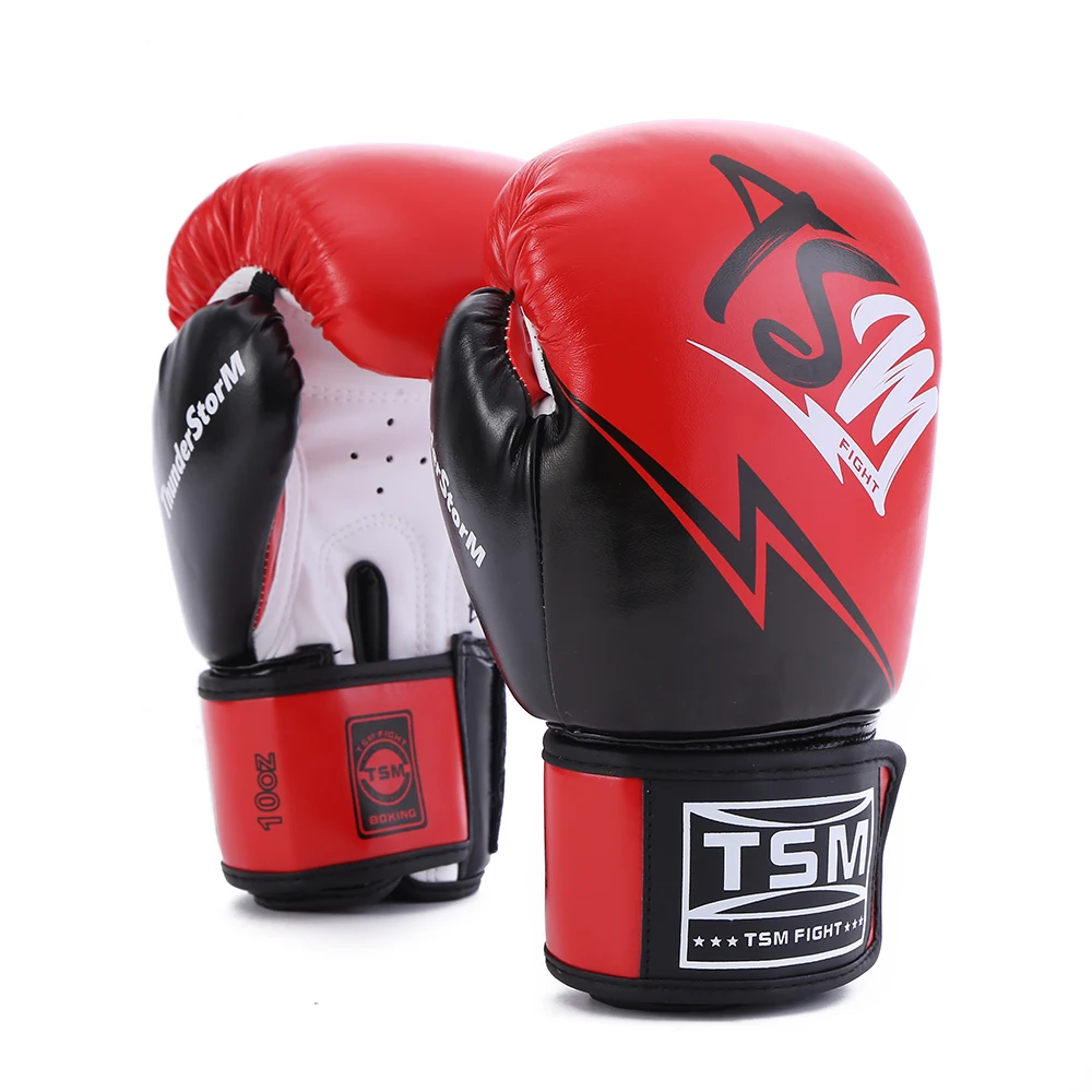 TSM Boxing Gloves Adults Free Combat Combat Muay Thai Boxing Gloves Kids Professionals Match Training Punching Bag Boxing Wraps