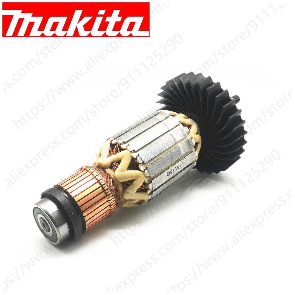 Anker Rotor Voor Makita GA7060 GA7060R GA7061 GA7061R GA7062 GA9060 GA9060R GA9061 GA9061R GA9062 518175-6