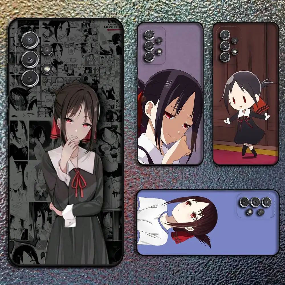 

S-Shinomiya K-Kaguya cartoon Phone Case For Samsung S25,S24,S21,S22,S23,S30,Ultra,S20,Plus,Fe,Lite,Note,10,9,5G Black Cover