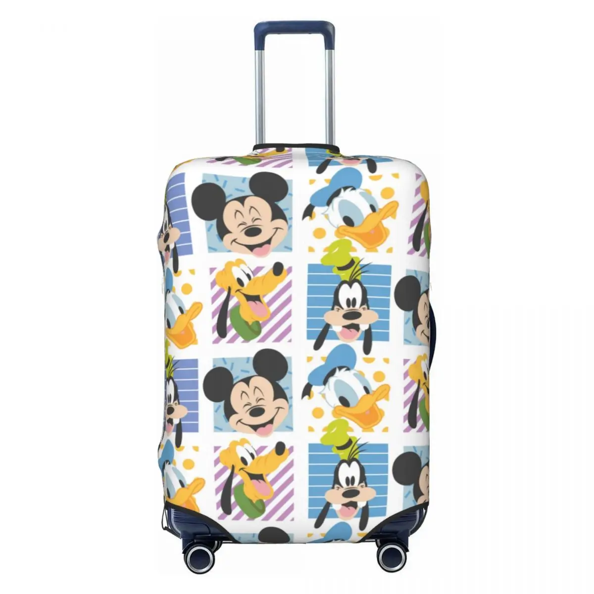 

Дорожный чехол для багажа с Микки Маусом Дональда Дака, эластичный защитный чехол для чемодана, подходит для 18-32 дюймов