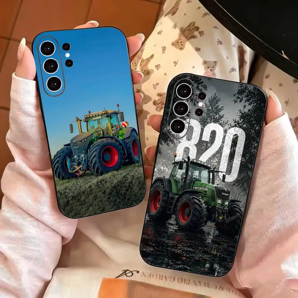 Tractor F-Fendt Phone Case For Samsung S25,S24,S21,S22,S23,S30,Ultra,S20,Plus,Fe,Lite,Note,10,Black Cover