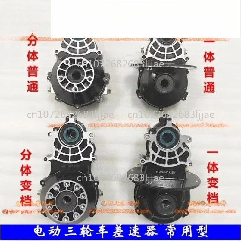 

Электрический мотор-редуктор для заднего моста трицикла, съемный, со встроенным дифференциалом и коробкой передач