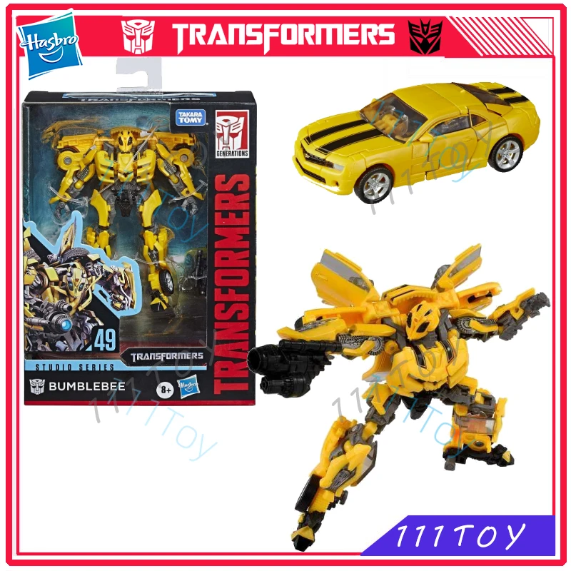 

In Stock Hasbro Transformers Classic Toys Studio Series SS49 Deluxe Bumblebee Action Figure Robot Toy Collectibles Gifts Hobbies