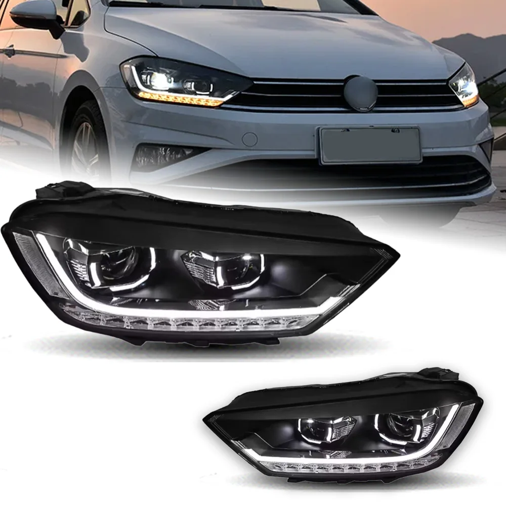 

Headlight For VW Golf Sportsvan golf 7 LED Headlights 2016-2018 Head Lamp Car Styling DRL Signal Projector Lens Auto Accessories