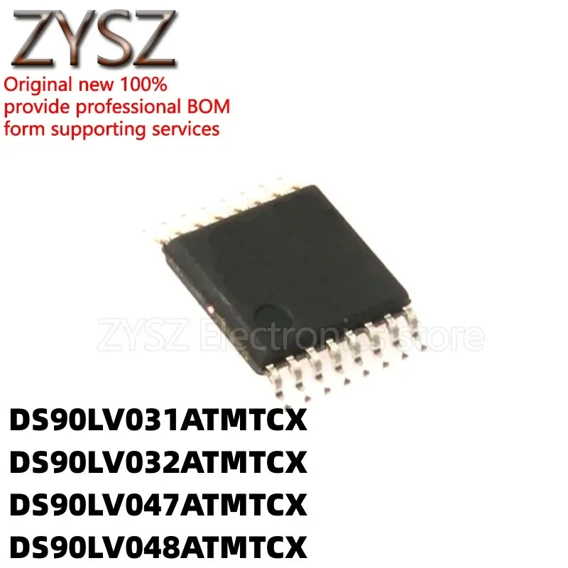5PCS DS90LV031 032 047 048ATMTC pacote ATMTCX TSSOP16