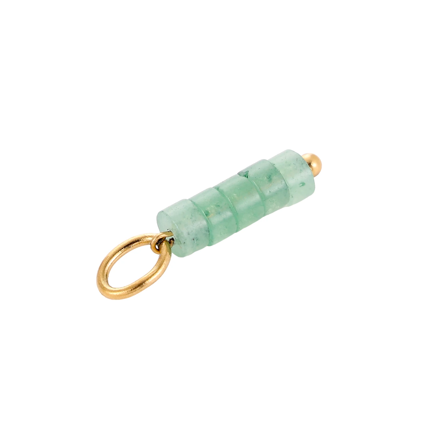 Colorful natural stone pendant made of stainless steel DIY necklace bracelet and jewelry image 5