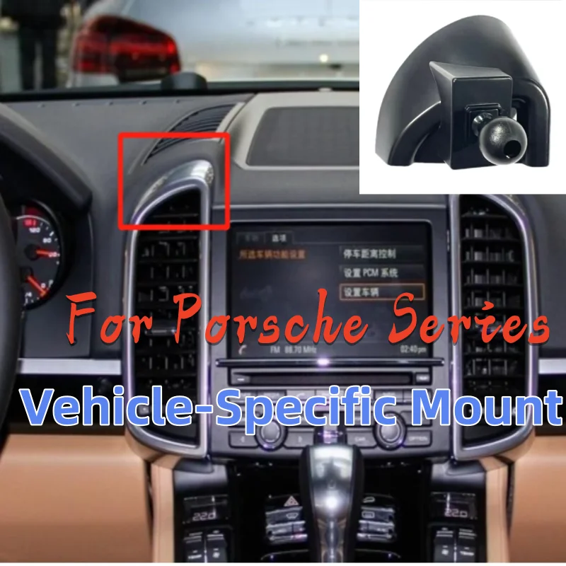 

Car Phone Holder For Porsche Paramera Cayenne Macan 718 911 918Auto Air Vent Stand Dedicated Mount Bracket Automobile Fixed Base
