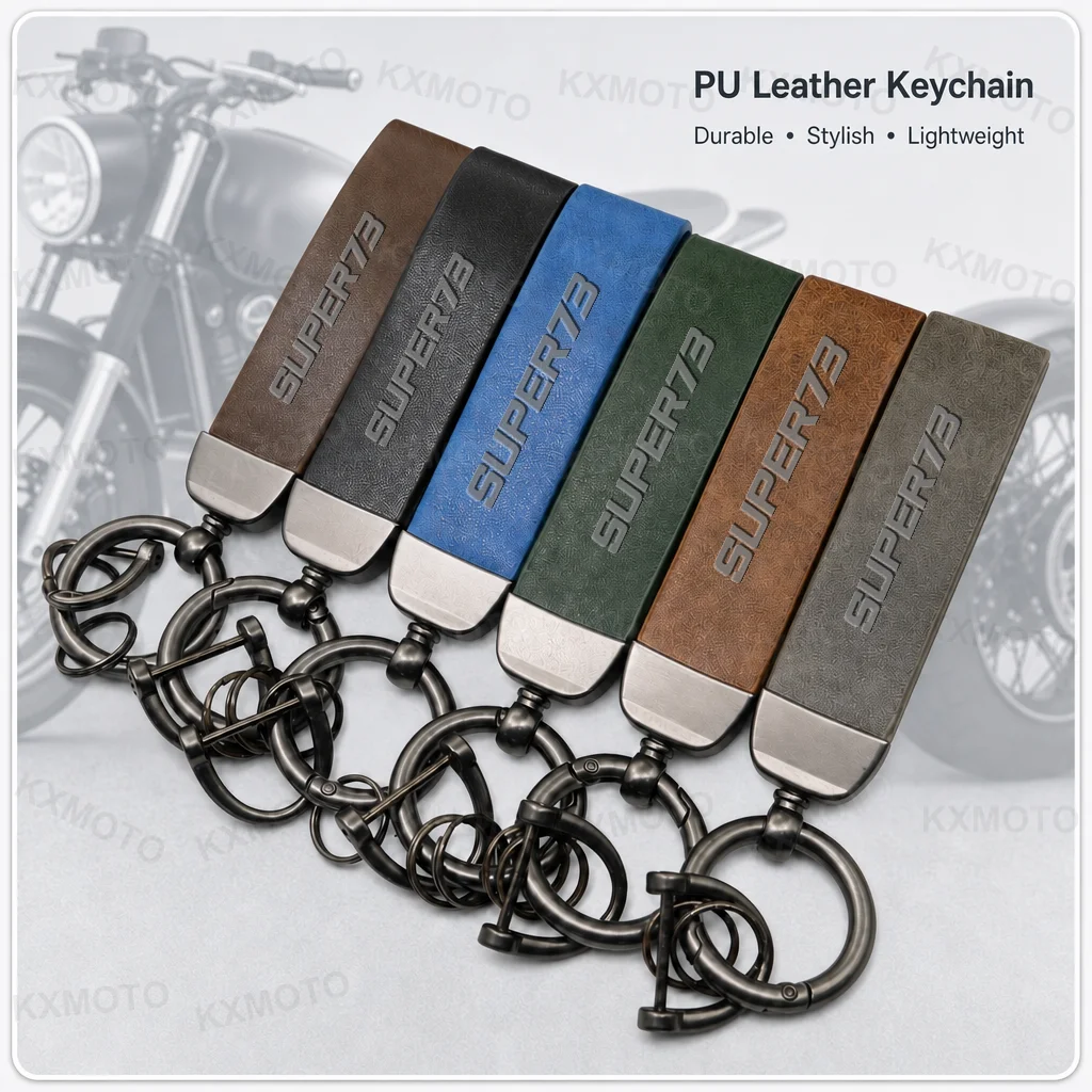 Luxury PU Leather Keychain motorcycle For Super 73-S1 73-S2 73-Z1 73-ZX 73-RX
