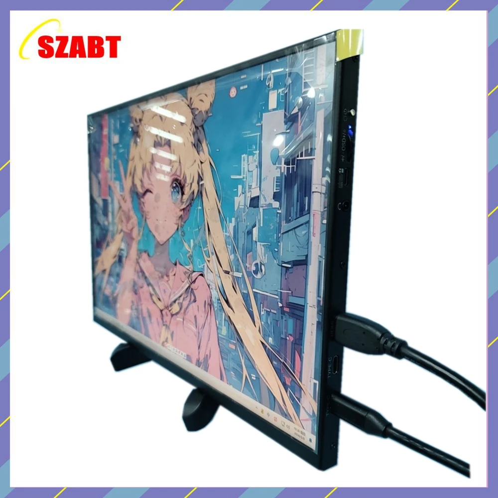 14 inch Portable Monitor IPS Screen 1080P 1920*1080 Panel Game Monitor USBC HDMI-compatibe for Smartphone Laptop Switch PS4 XBOX