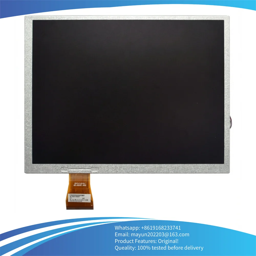 ต้นฉบับผ่านการทดสอบแล้ว A104SN03 V1 10.4 นิ้วอุตสาหกรรมจอแสดงผล LCD หน้าจอ TFT 800x600 60PIN