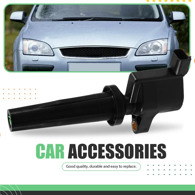 

Автомобильная 4-одиничная замена катушки зажигания для Ford Fiesta Focus 2003-2011- 4W5G-12A366-BA 4W5G12A366BA
