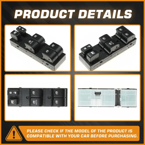 Imagen 2 del producto Coche para Subaru Forester SJ MK4 4th 2014 2015 2016 interruptor de Control de ventanilla principal eléctrico botón regulador 83071-SG040 16 + 3 pines