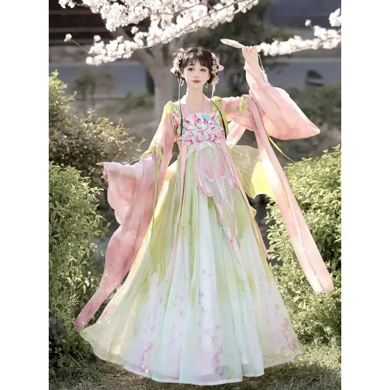 

NewHanfu Dress Women Chinese Ancient Traditional Hanfu Carnival Princess Cosplay Costume Stage Hanfu Pink & Rose Dance Dress2025