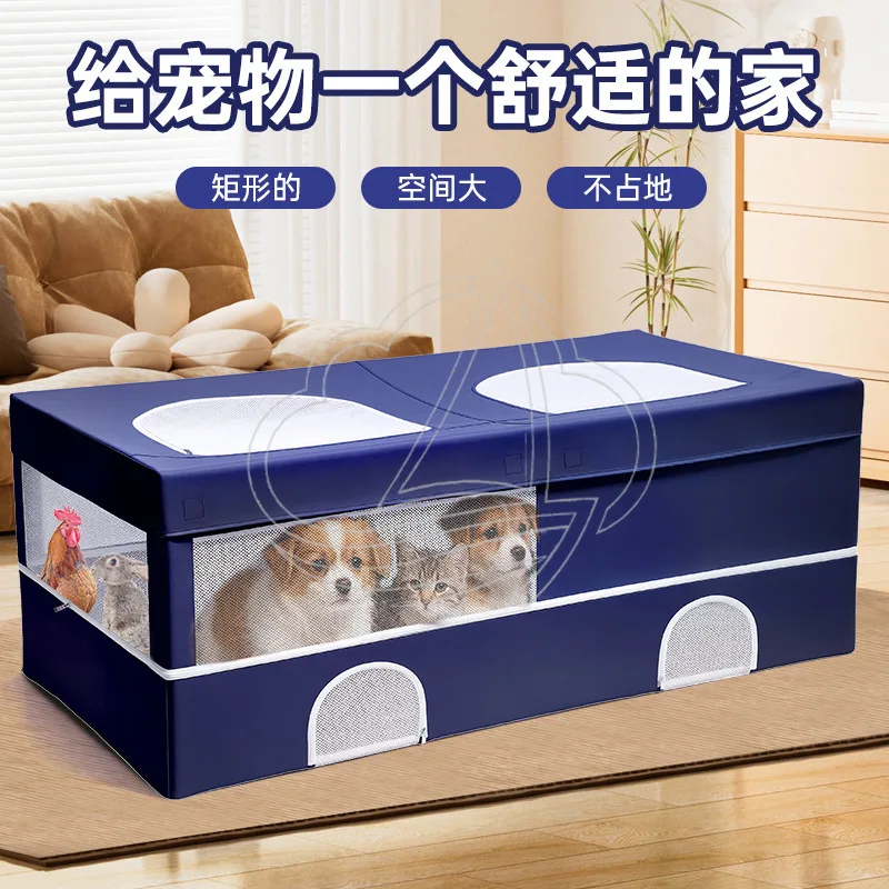 Original Ventilated Pet Fence Enclosure, Foldable Tent for Cats & Dogs, Suitable for Reptiles, Also as Birthing House