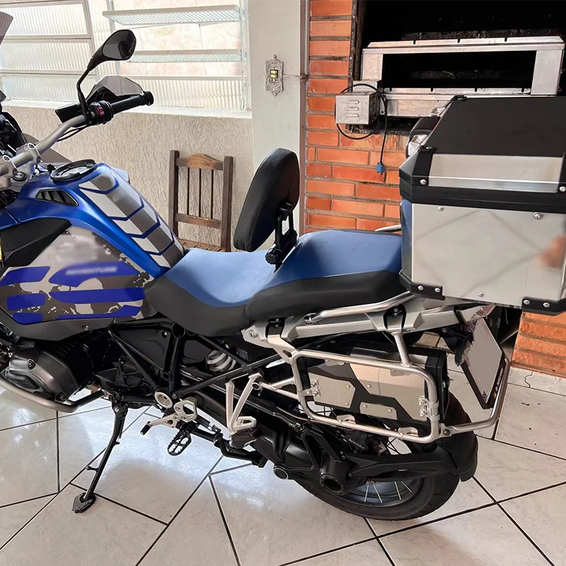 오토바이 조절식 핏 드라이버 등받이 쿠션, BMW R1200GS R1250GS 용, R1200 GS R1250 GS LC ADV 어드벤처 R 1200GSA 2014-2022