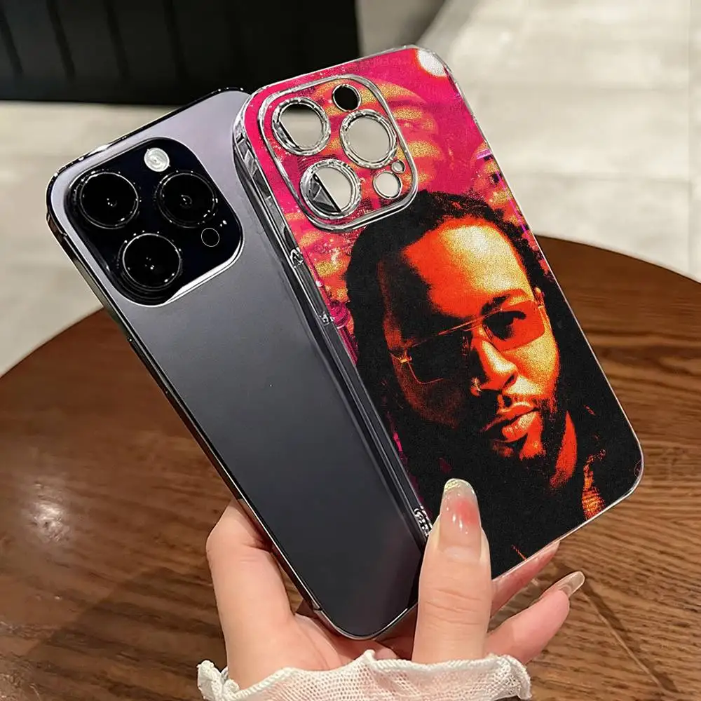 

SINGER Partynextd--door COLOURS Black Phone Case Transparent Silicone Soft For iPhone 17 16 15 14 13 12 11 Mini Pro Max Plus