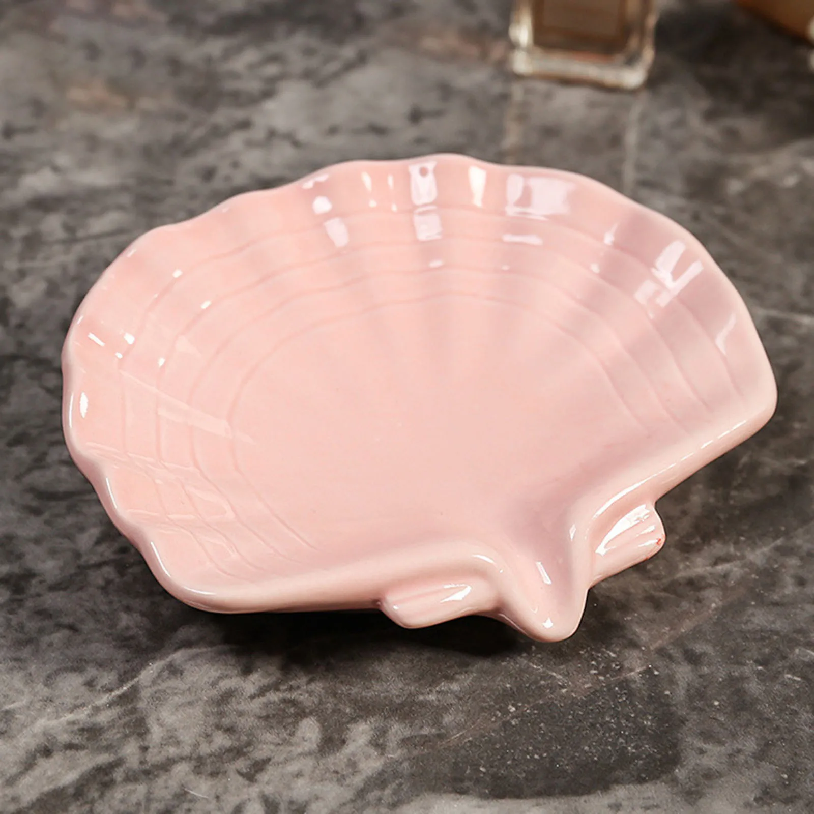 Ceramic Soap Dish Drain Tray Bathroom Soap Holder Dish Storage Plate Tray Drain Soap Holder Bathroom Shower Supplies