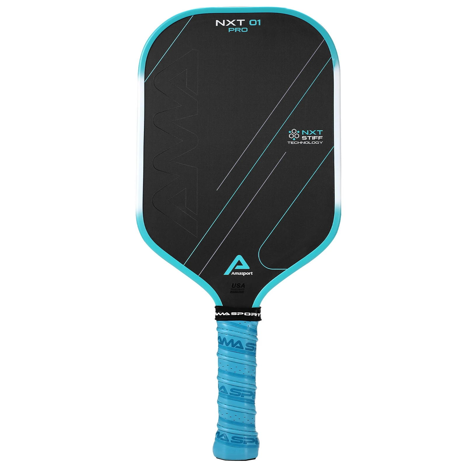 

AMASPORT NXT01 Pro 18K carbon fiber Pickleball Paddle with 16MM Carbon Bed Tech Core USAPA Approved for Power & Control Racket