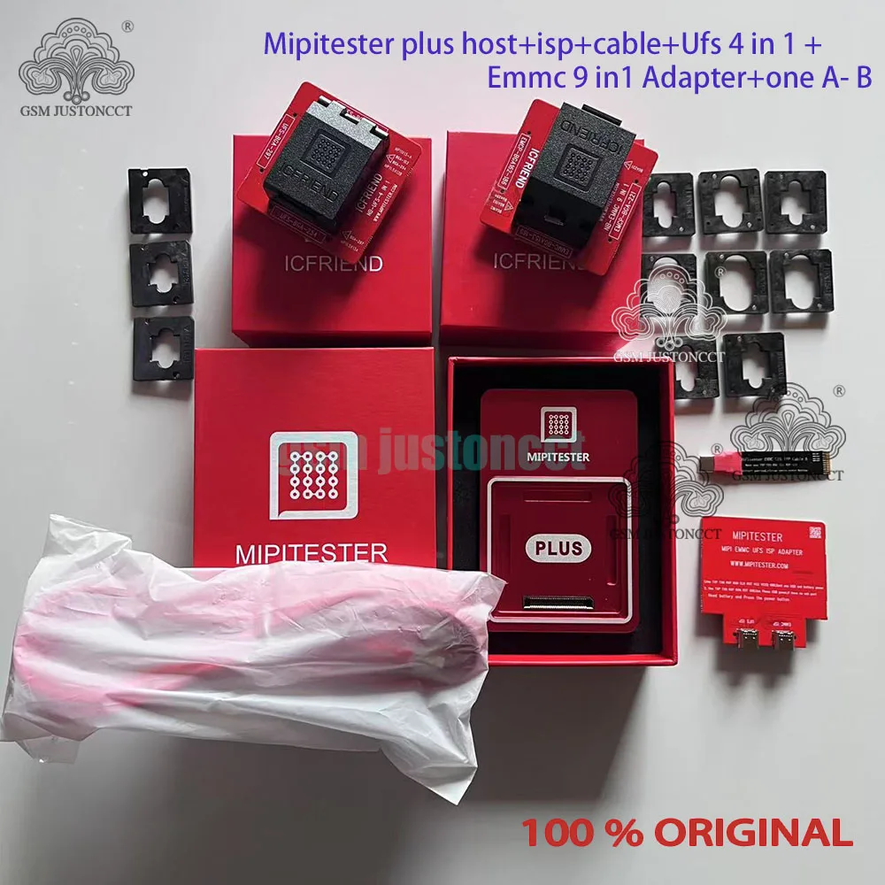 

Mipitester plus хост + isp +кабель +Ufs 4 в 1 + адаптер Emmc 9 в 1 + один А- Б