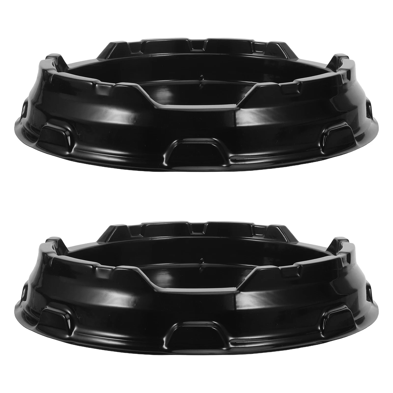 

2Pcs Battle Spin Arena Outdoor Game Dish Lightweight Non-Toxic Material for Kids Ages 6-12 Portable Competitive Play Dish Family