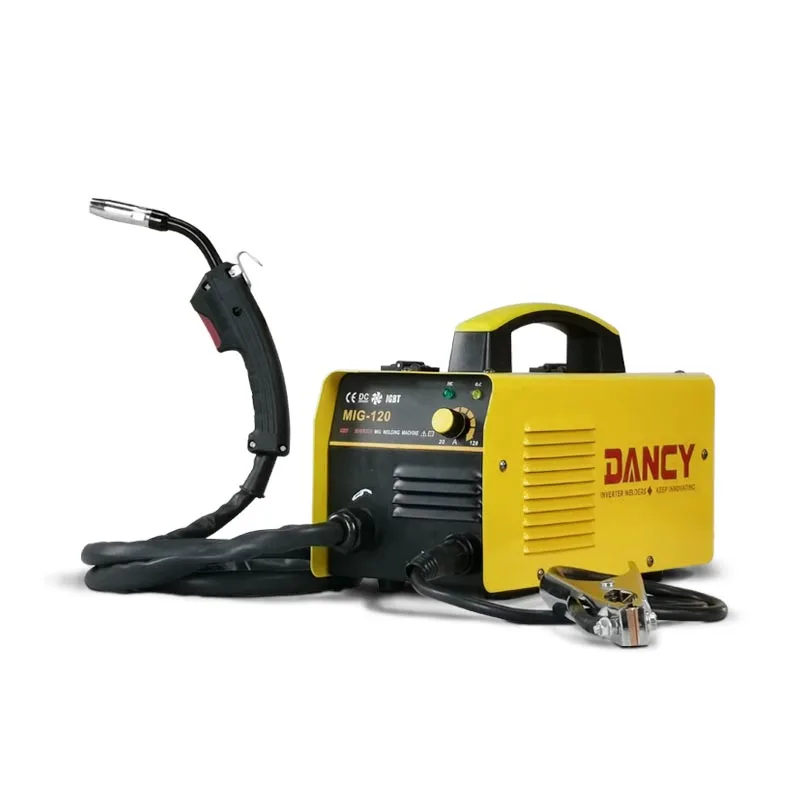 Professional 5 In 1 Gasless MIG Welder Portable 120A 220V CE Certified Flux Cord Wire Steel Metal Welding Machine Repairing Tool