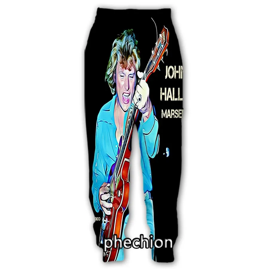 Phechion nuovi uomini/donne Johnny Hallyday 3D stampato Casual Streetwear uomo pantaloni lunghi sportivi larghi K191