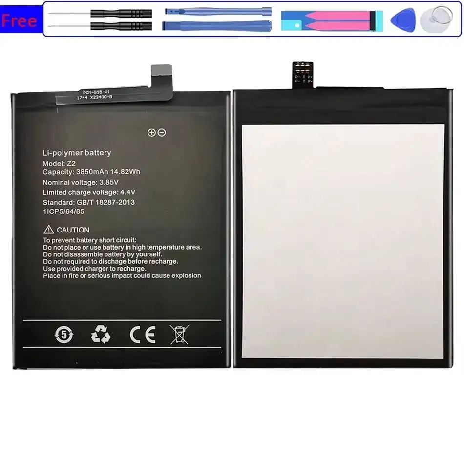 

3850Mah Mobile Phone Battery For Umidigi Umi Z2 High Compatibility