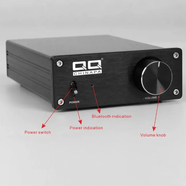 Amplificateur domestique HIFI, Mini Audio HiFi, BT Statique, Bluetooth 5.0, Puissance numérique, Classe D