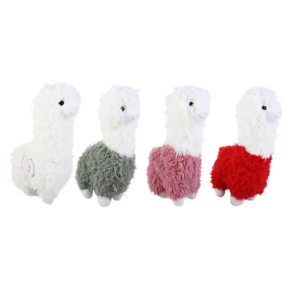 Oreiller en peluche en coton doux coloré, mouton, poupées animales, jouets en peluche, beurre, alpaga