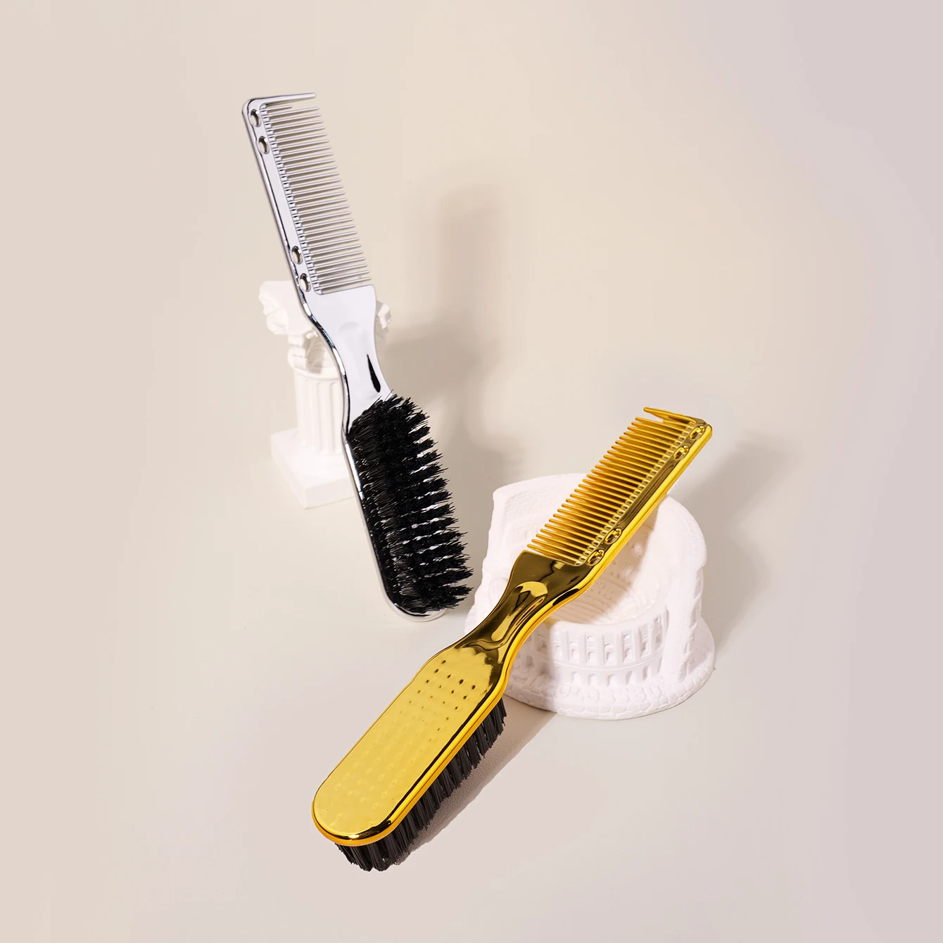 Multifunctional Travel Dual Head Brush Comb Tool