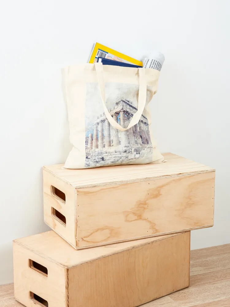 Parthenon, Athens, Greece Tote Bag large tote bag Shopper handbag shopping trolley bag custom fabric