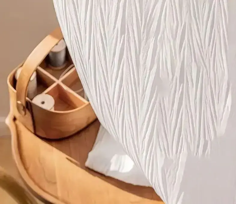 

Custom Size Wind Crumpled Dovetail Yarn Translucent Curtains for Living Dining Room Bedroom Window Screen Gold Steel Yarn