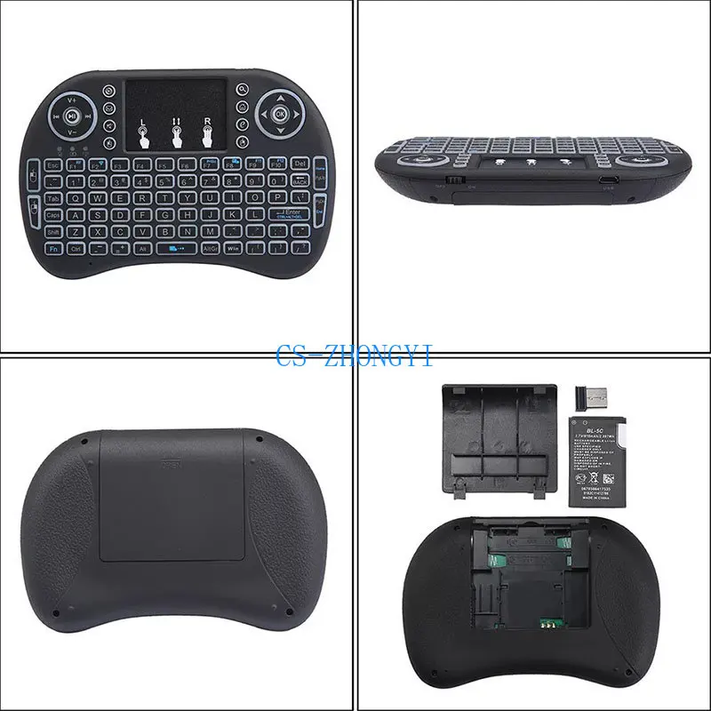 Raspberry Pi 2B/3B/4B Wireless Keyboard Driver Free 2.4G Wireless Mini Keyboard Lithium Battery