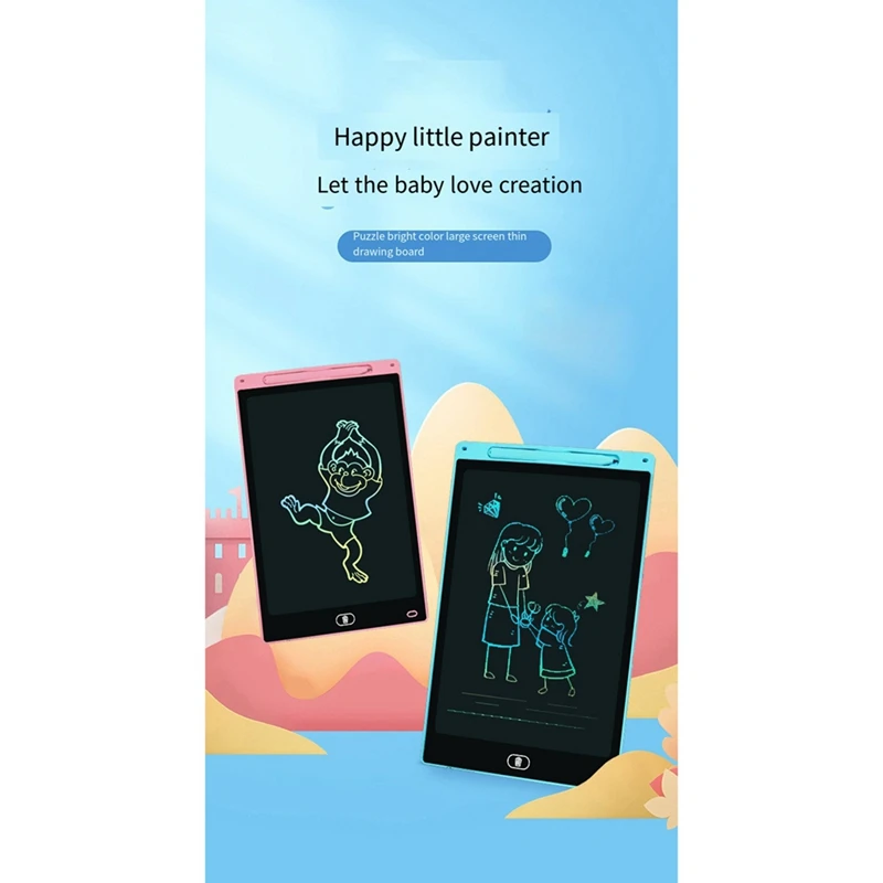 10 Inch LCD Drawing Tablet Writing Board Color Graffiti Board Drawing Board For Children Drawing