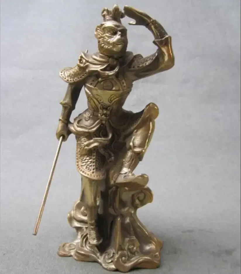 

Copper Statue Chinese ancient Brass Monkey / antiques