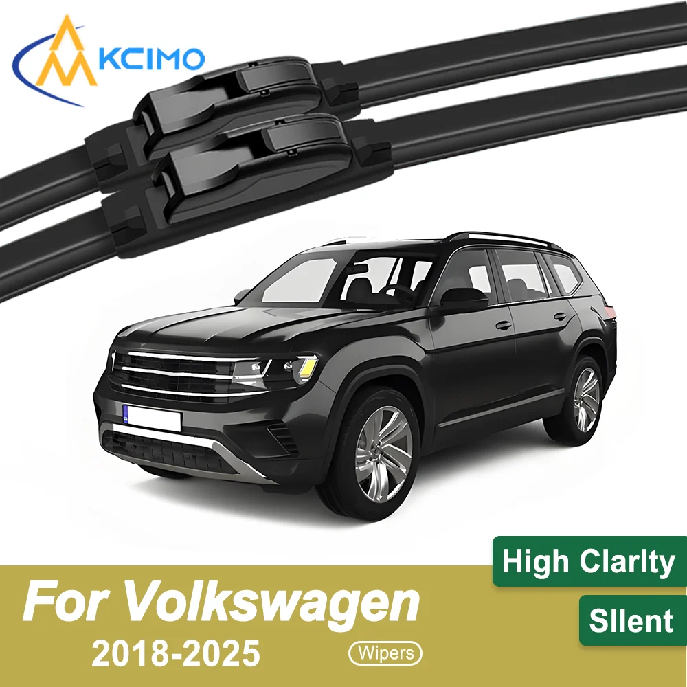 

Premium 2-Pack Windshield Wipers Compatible For Volkswagen Atlas 2018-2025 All-Weather Durability for Safe Driving
