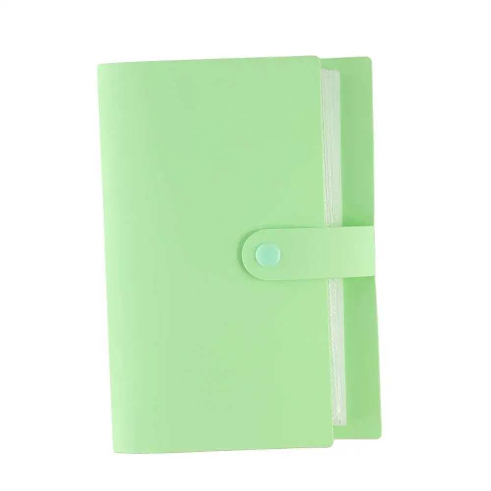 Large-capacity 100 Bills Collection Album Korean Style Waterproof Pocket Storage Book Inner Leaf Dustproof Ticket Card Book